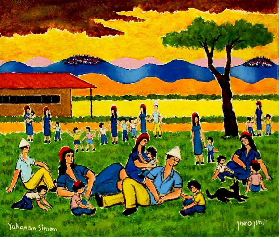ציור קיבוץ סימון