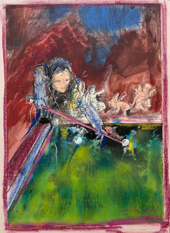 יצירה של שחקן סנוקר