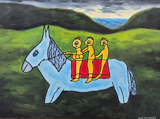 פיצ'חדזה- חמור כחול