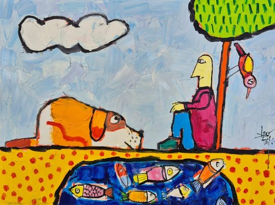 לאו ריי- כלב בפארק