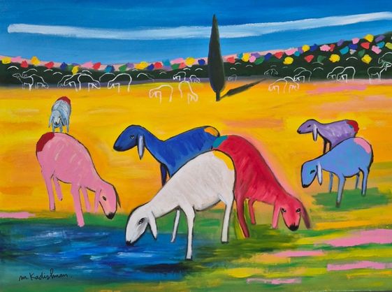 עדר כבשים קדישמן